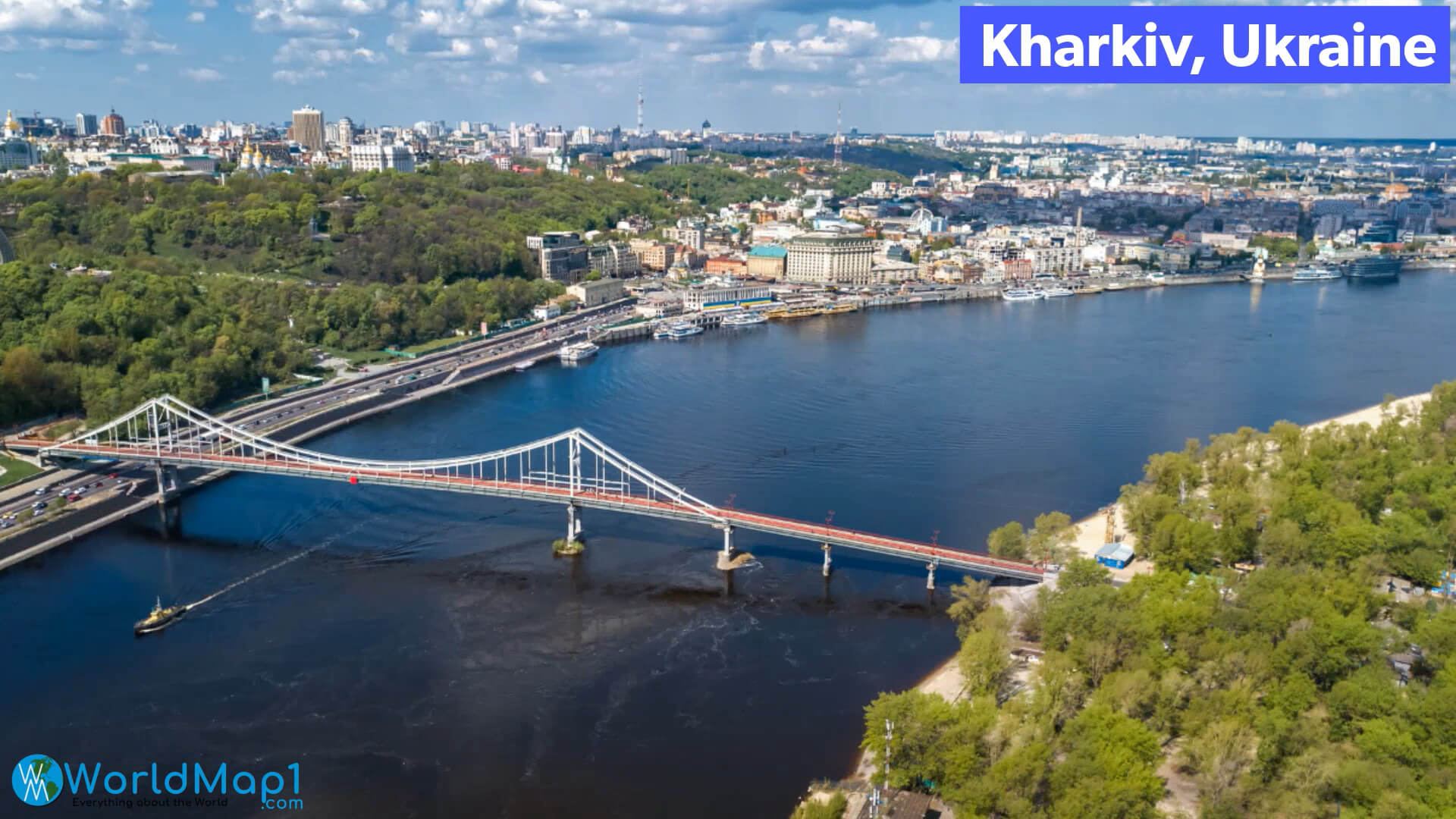 Ville de Kharkiv en Ukraine